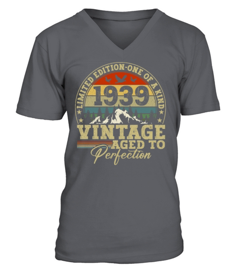 Vintage Limited Edition One Of A Kind 1939 V-Neck T-shirt
