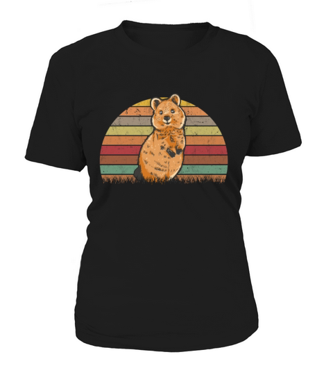 Quokka Vintage Short-tailed Kangaroo Retro Women's T-Shirt