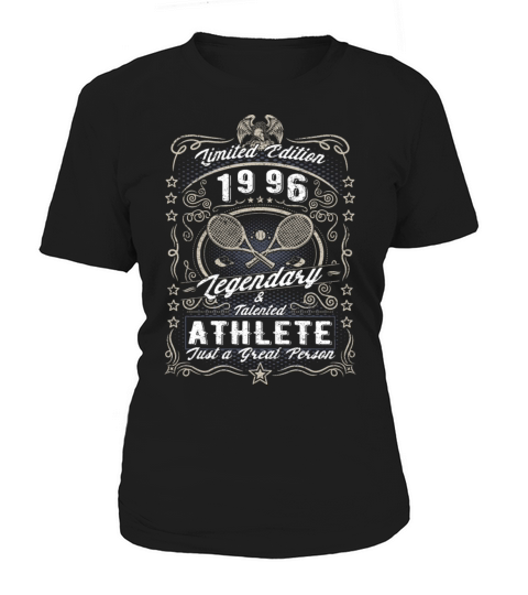 Vintage 1996 Tennis Birthday Gift Sport Hobby Women's T-Shirt