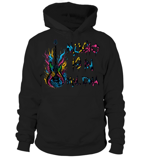 Music DNA Guitar Hoodie Unisex