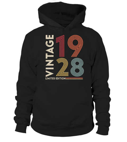 retro vintage birthday 1928 Hoodie Unisex