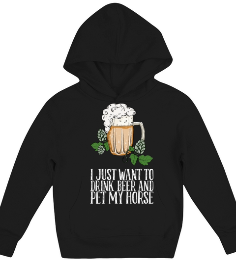 Drink Beer Beer Drinking Kids Hoodie
