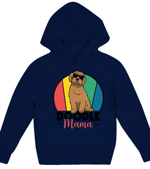Womens Doodle Mama Labradoodle Goldendoodle Kids Hoodie
