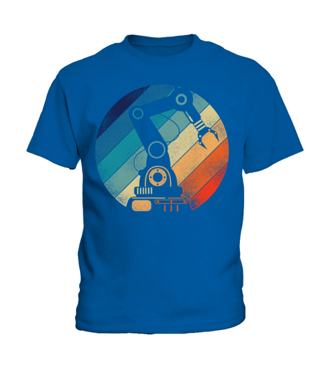 Robot Robotics Engineer Retro Kids T-Shirt