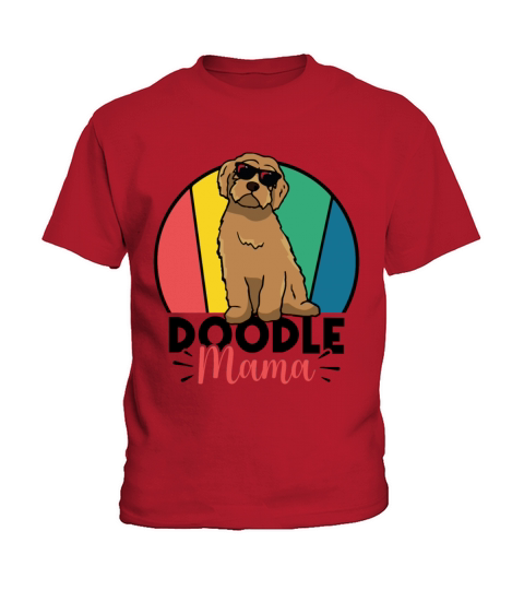 Womens Doodle Mama Labradoodle Goldendoodle Kids T-Shirt