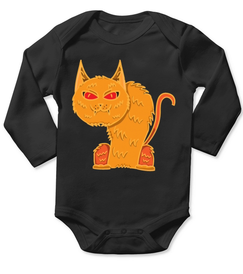Monster Cat Long Sleeve Baby One-Piece