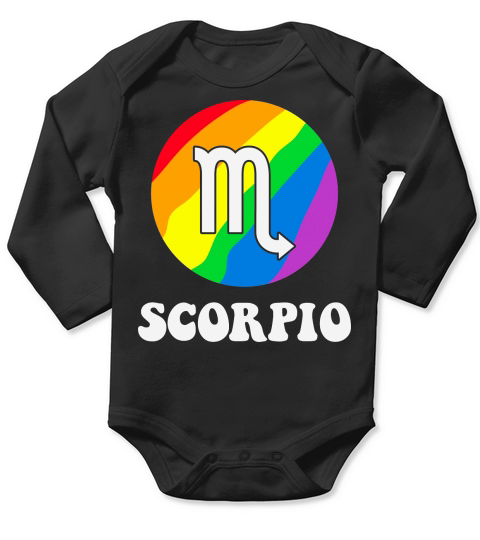 Scorpio LGBT LGBT Pride Long Sleeve Baby One-Piece