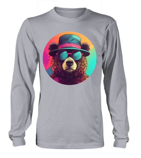 Vintage 80s 90s Nostalgic Bear Lovers Long sleeved Unisex