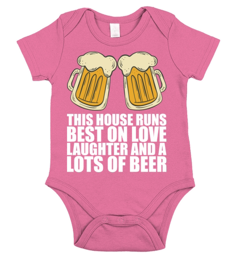 Beer Alcohol Short Sleeve Baby One-Piece