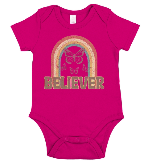 Believer Short Sleeve Baby One-Piece