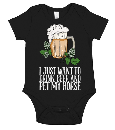 Drink Beer Beer Drinking Short Sleeve Baby One-Piece