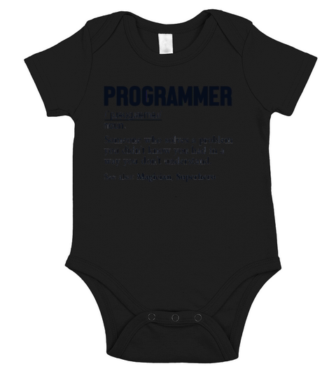 Programmer Definition Engineer Full Stack Short Sleeve Baby One-Piece