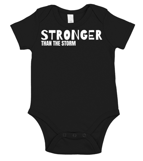 Stronger Than The Storm Short Sleeve Baby One-Piece