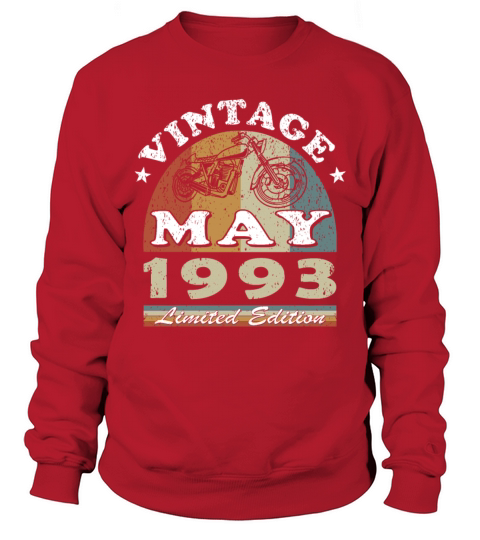 Biker vintage May 1993 30th anniversary Sweatshirt Unisex
