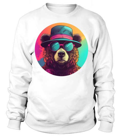 Vintage 80s 90s Nostalgic Bear Lovers Sweatshirt Unisex
