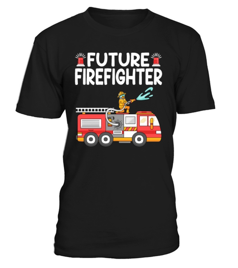 Future Firefighter Kids Boys Fire Truck lover T-Shirt Unisex