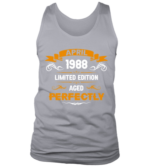 April 1989 Vintage Birthday Present Tank Top Unisex