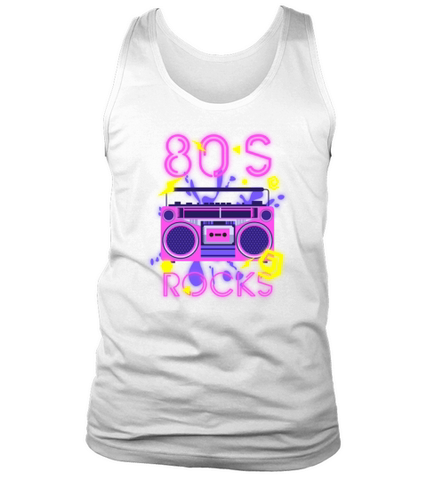 Fluorescent Colors Vintage Eighties Tank Top Unisex