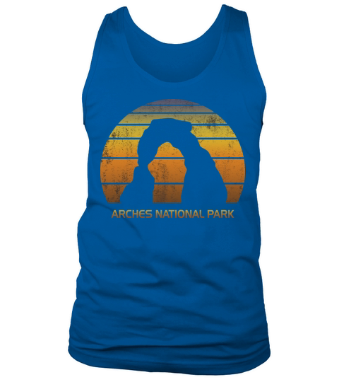 Retro Arches National Park Vacation Souvenir Tank Top Unisex