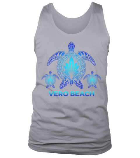 Vintage Vero Beach Florida FL Turtle Souvenirs Tank Top Unisex
