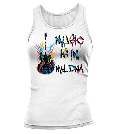 Music DNA Guitar Tank top Woman