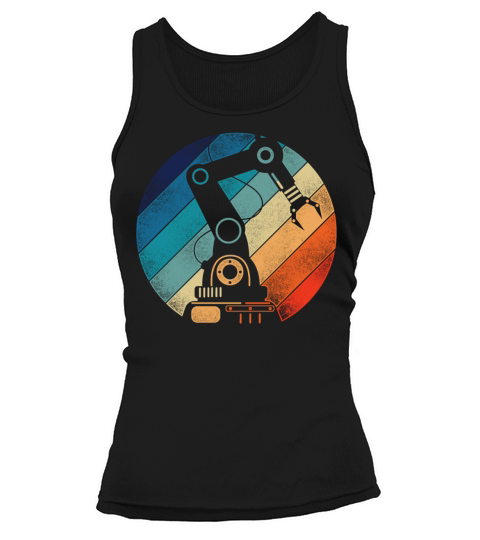 Robot Robotics Engineer Retro Tank top Woman
