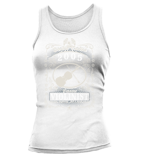Vintage 2005 Violinist Birthday Gift Violin Player Tank top Woman