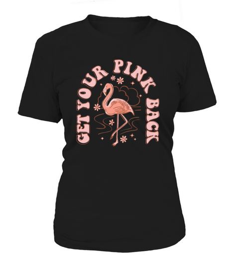 Get your Pink Back Vintage Flamingo Women's T-Shirt