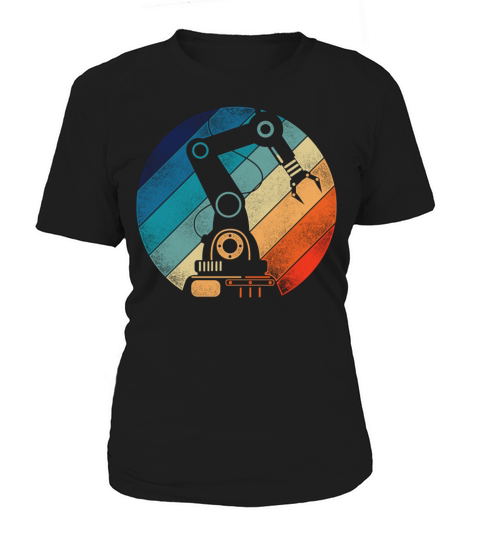 Robot Robotics Engineer Retro Women's T-Shirt