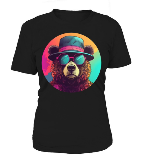 Vintage 80s 90s Nostalgic Bear Lovers Women's T-Shirt