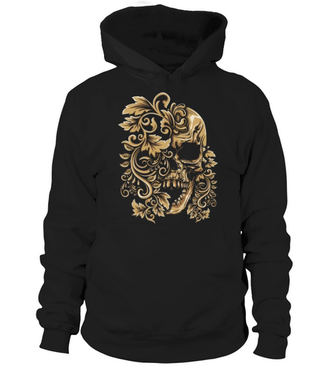 Floral Muertos Day Of Dead Sugar Bone Vintage Hoodie Unisex