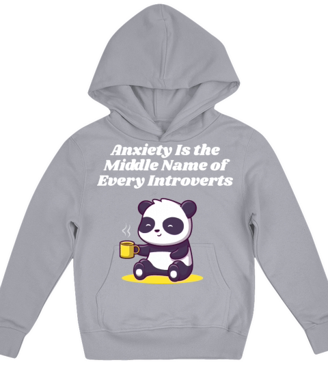 Call Me An An Xiety Introvert Funny Antisocial Hum Kids Hoodie