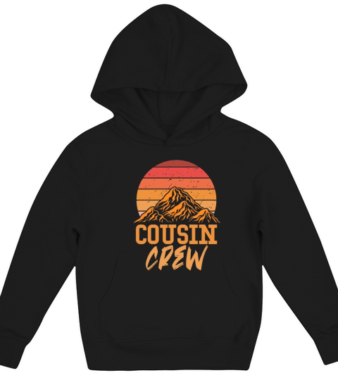 Cousin Crew Retro Vintage Kids Hoodie