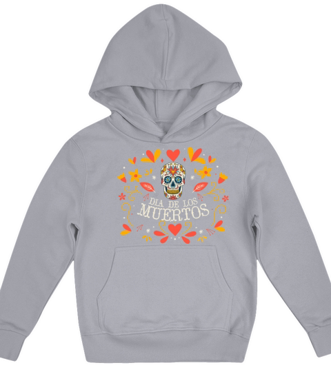 Dia De Los Muertos Day Of Dead Mexican Kids Hoodie