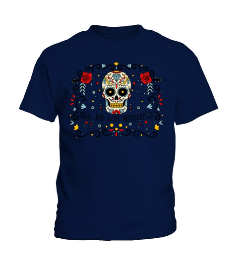 Dia De Los Muertos Day Of Dead Mexican Kids T-Shirt