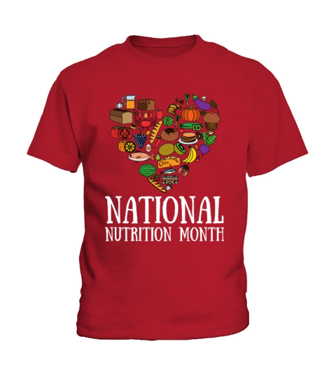 Holistic Nutritionist National Nutrition Month Kids T-Shirt