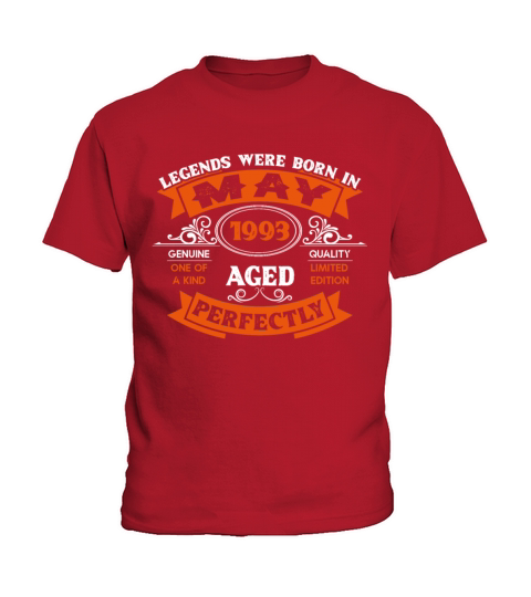 Legends Were Born In May 1993 Birthday Kids T-Shirt