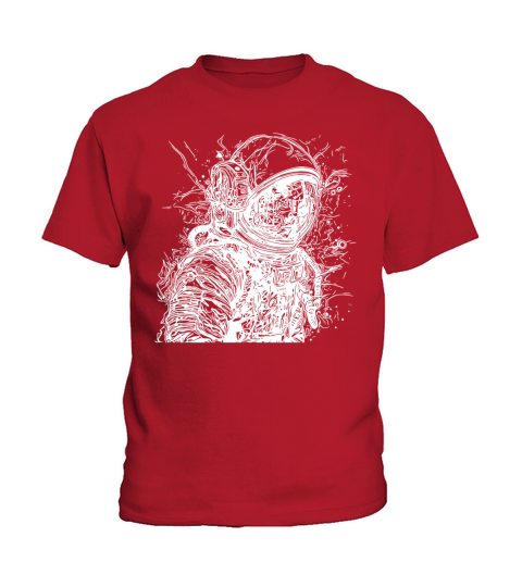 Vintager Astronaut With Helmet Kids T-Shirt