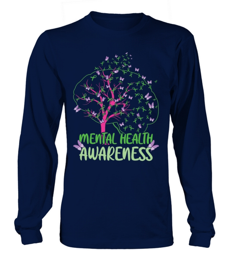 Mental Health Awareness Month May Green Long sleeved Unisex