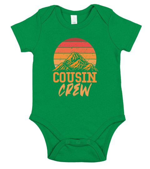 Cousin Crew Retro Vintage Short Sleeve Baby One-Piece