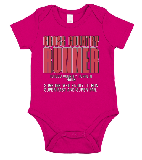 Cross Country Runner Someone Who Enjoys XC Running Short Sleeve Baby One-Piece