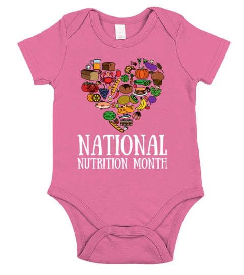 Holistic Nutritionist National Nutrition Month Short Sleeve Baby One-Piece