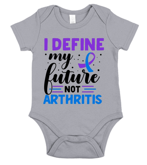 I Define My Future Not Arthritis Awareness Short Sleeve Baby One-Piece