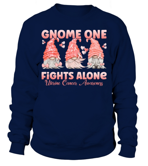 Gnome One Fights Uterine Cancer Sweatshirt Unisex