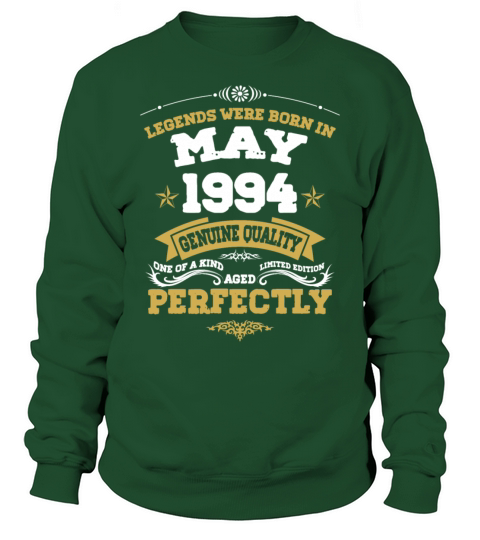 Vintage Aged To Perfection May 1994 Sweatshirt Unisex