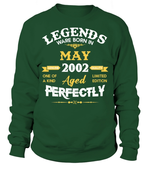 Vintage Aged To Perfection May 2002 Sweatshirt Unisex