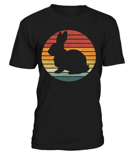 Bunny Lover - Vintage Retro Sunset Bunny T-Shirt Unisex