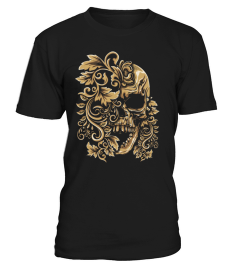 Floral Muertos Day Of Dead Sugar Bone Vintage T-Shirt Unisex