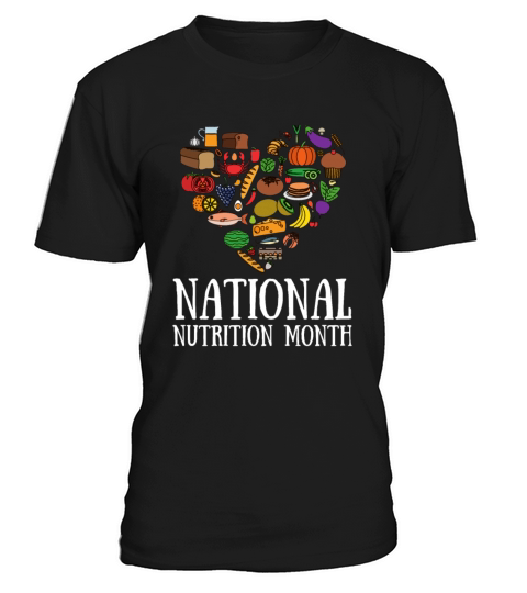 Holistic Nutritionist National Nutrition Month T-Shirt Unisex
