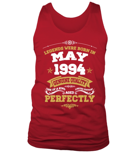Vintage Aged To Perfection May 1994 Tank Top Unisex